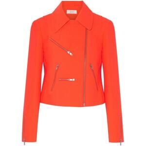 ALC Neon Orange Scuba Moto Jacket